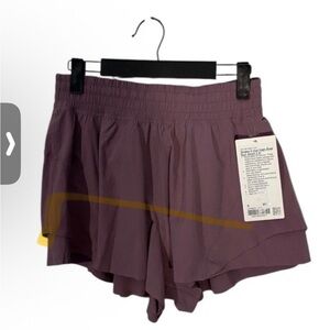 Lululemon shake it out shorts mauve size S